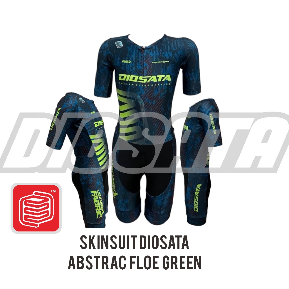 KODE Q73N SkinSuit Diosata Abstract Floe VR 25 Spandex Polyester