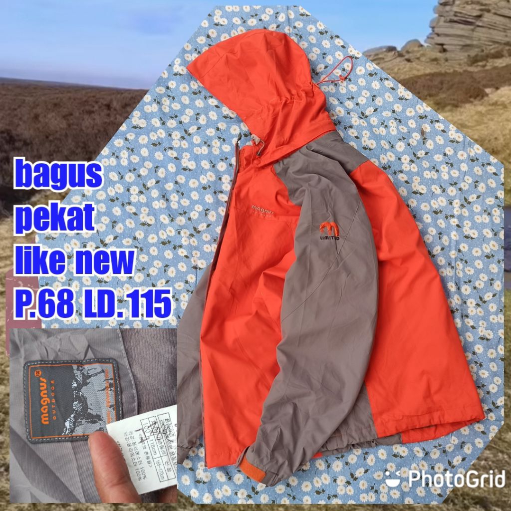 jaket gunung outdoor gorpcore waterproof magnus