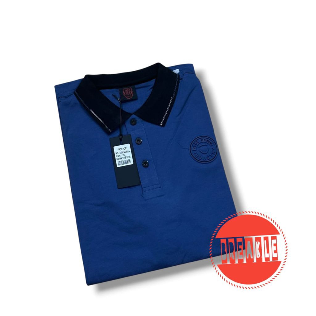 Promo  Kaos Kerah Polo Pria POLICE Original 100%