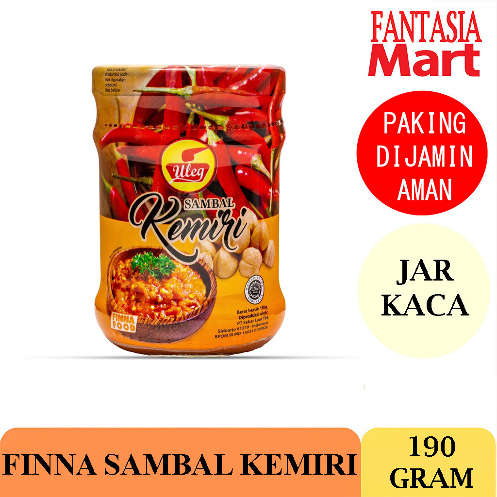 

FINNA SAMBAL KEMIRI JAR PAKING FREE ASURANSI JAMIN AMAN FANTASIA