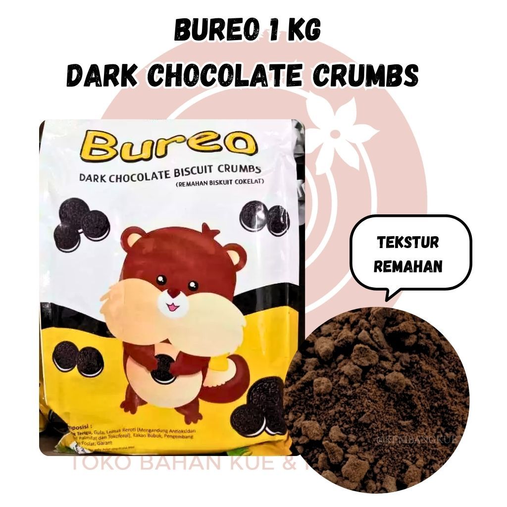 

Bureo /Bureo coklat 1 kg/bureo oreo crumb kasar/topping donut