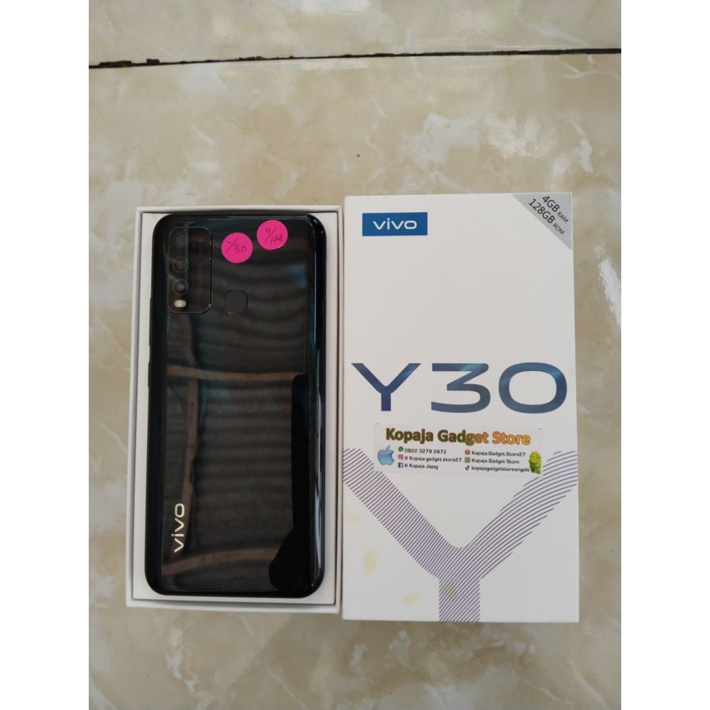 Vivo Y30 4/128 second fullset