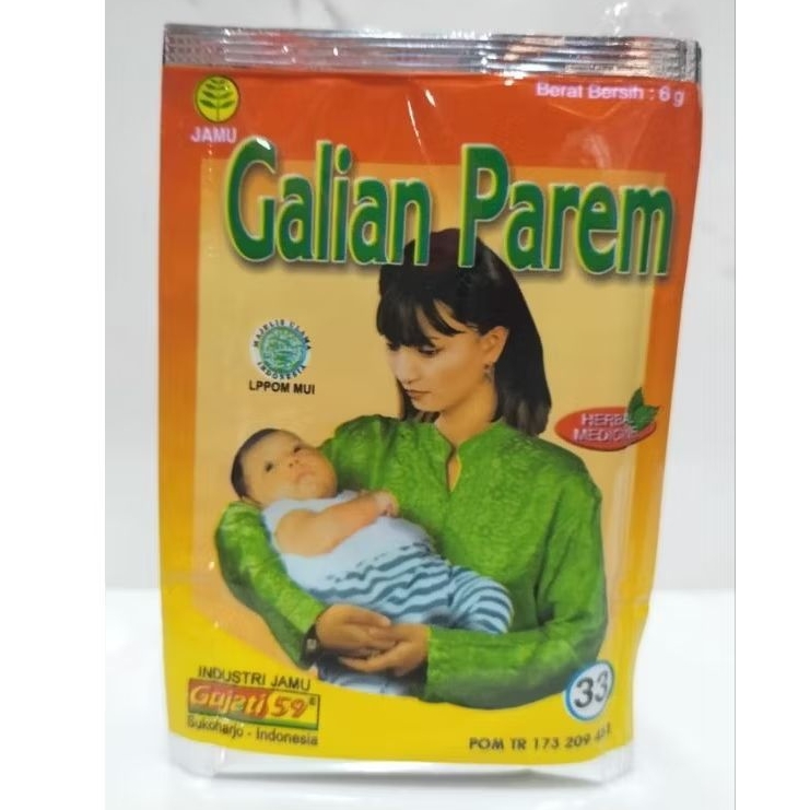 

Jamu Herbal Galian Parem Serbuk - Gujati 59 isi 10 sachet
