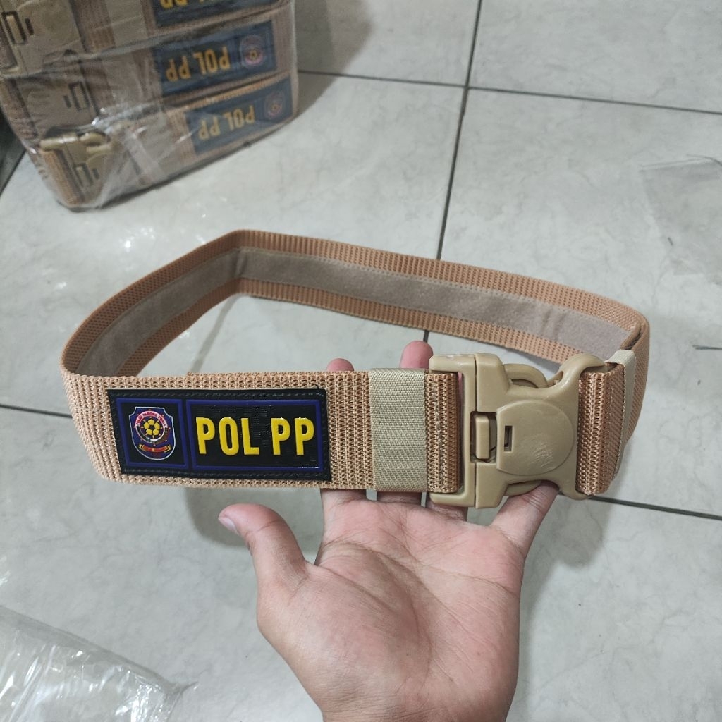 Kopel Satpol PP PDL / Kopel Sabuk Satpol PP Cream Terbaru