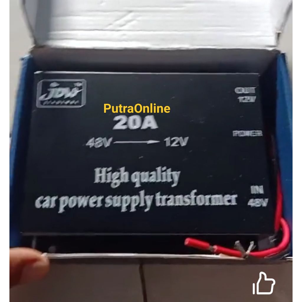 Step Down 20A DC 48V - 12V JDW / step down 20 Amper DC 48V ke 12V