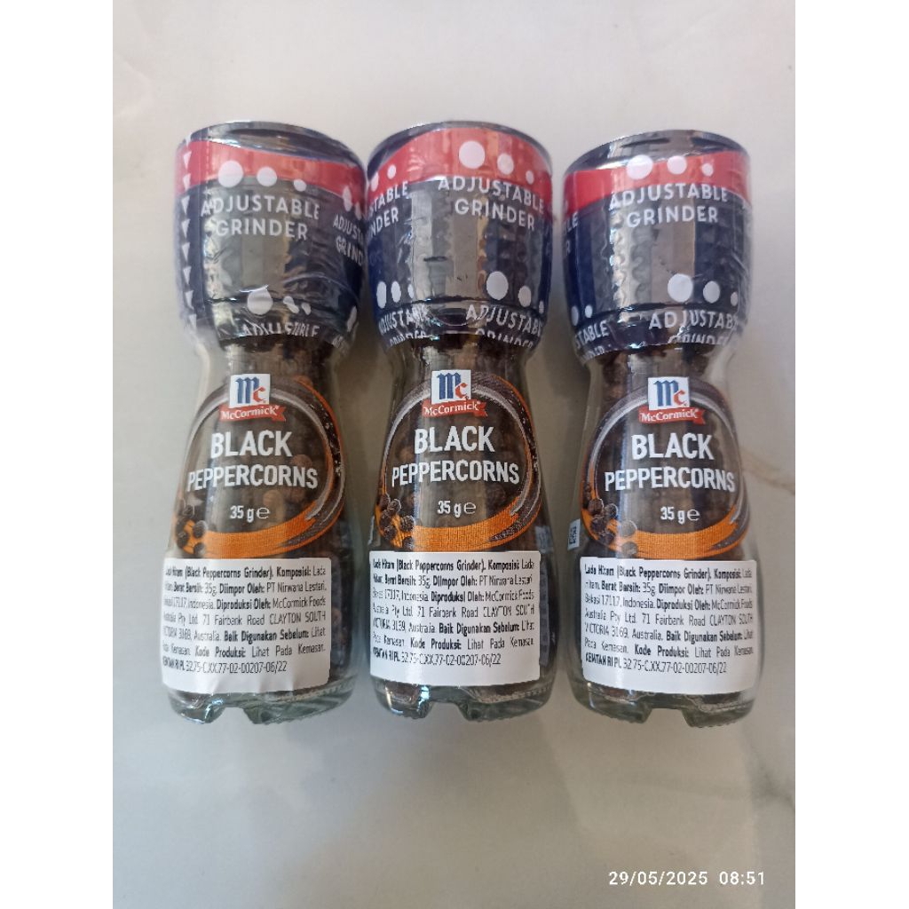 

Black PepperCorns McCormick 35gr