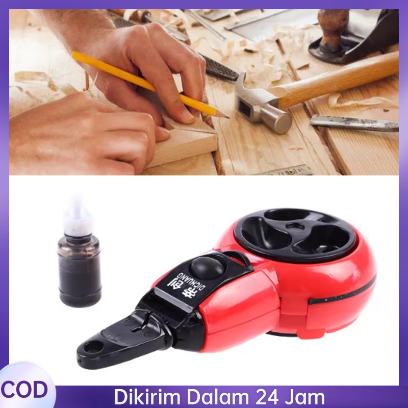 

Carpenter Ink Marker Alat Kontruksi Carpenter Sipatan Benang Tinta Tinta Carpenter Ink Marker Tempat Tinta Tukang Kayu