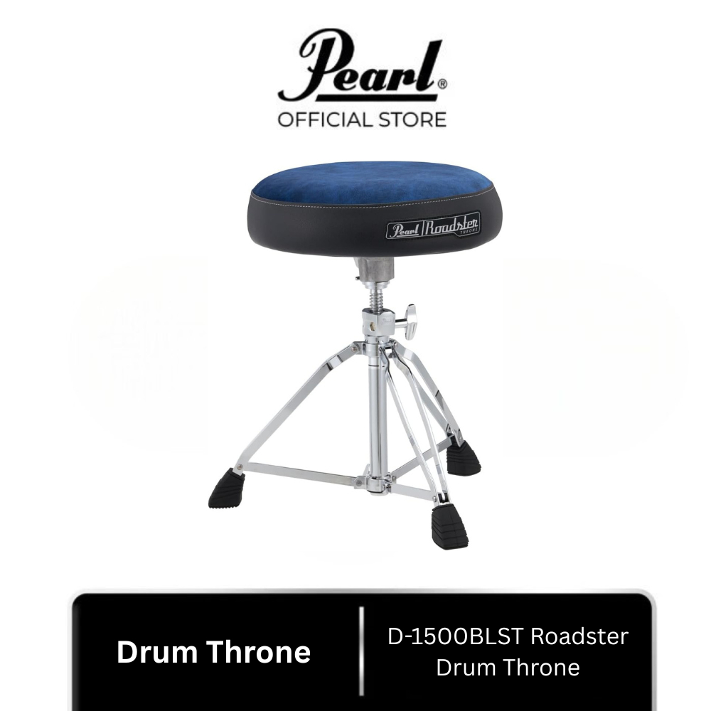 Pearl D-1500BLST Roadster Drum Throne | Drum Stool | Kursi Drum Akustik Elektrik | Drum Chair