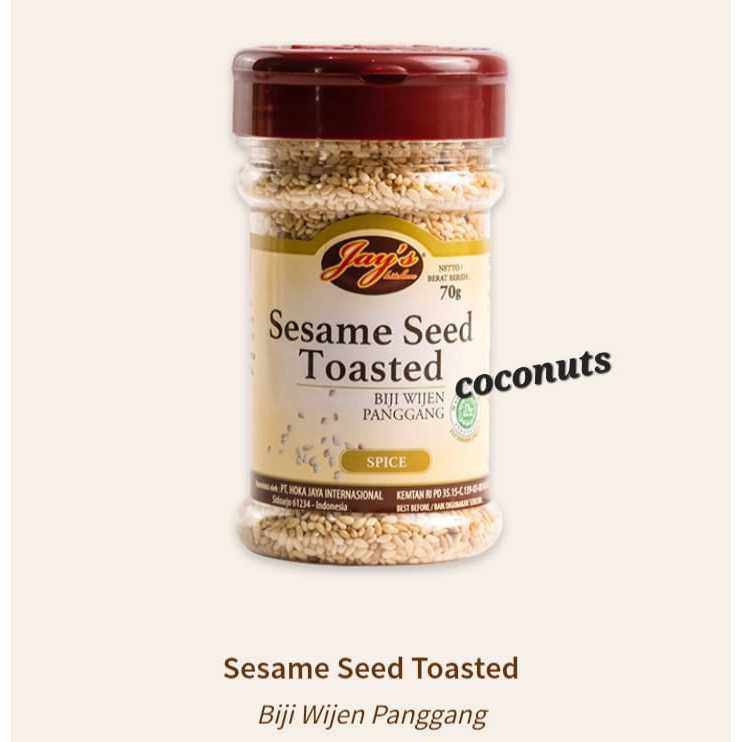

Jays Sesame Seed Toasted 70gr / Jays Biji Wijen Panggang