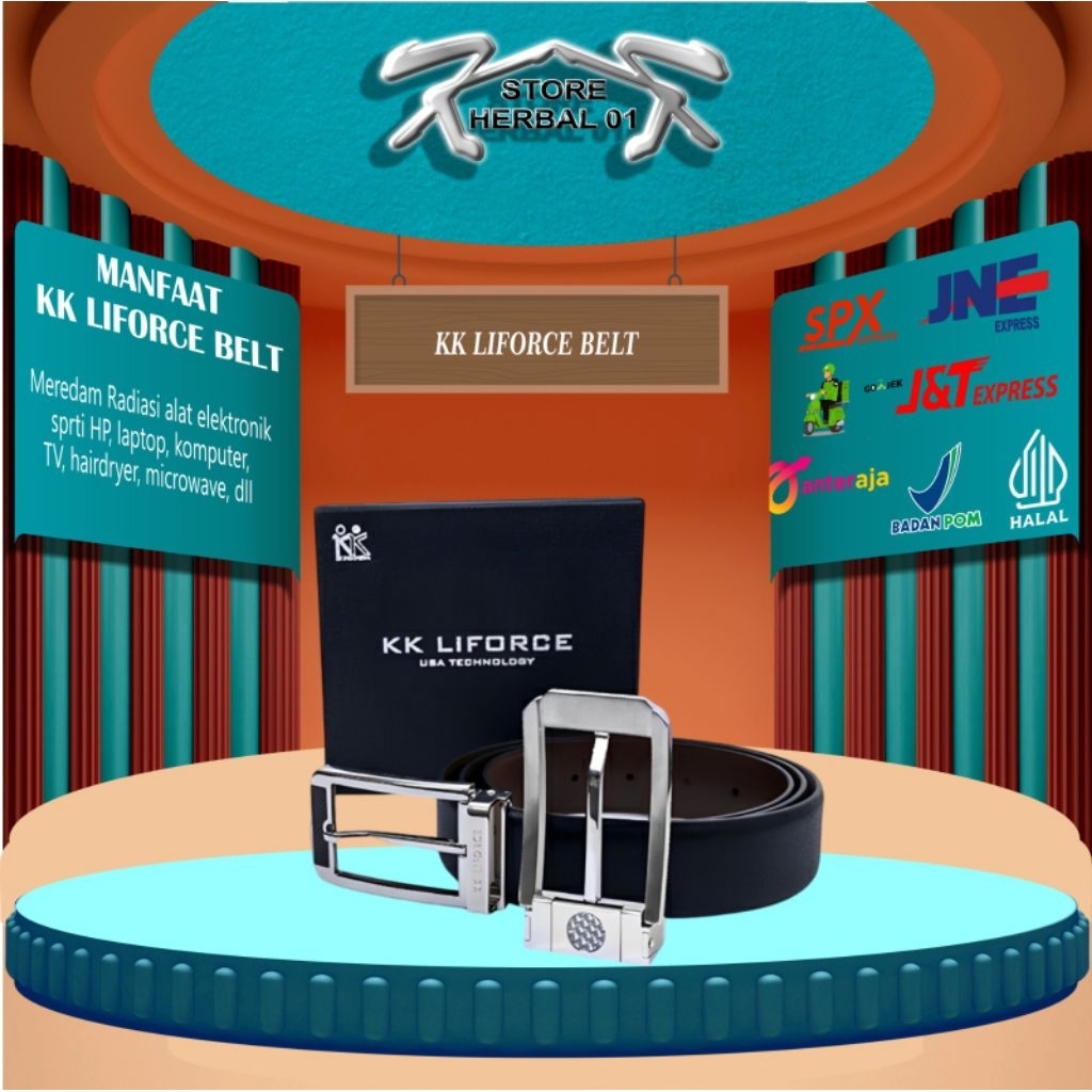 KK Liforce Belt Usa Technology Ikat Pinggang Pria Orginal KK Indonesia