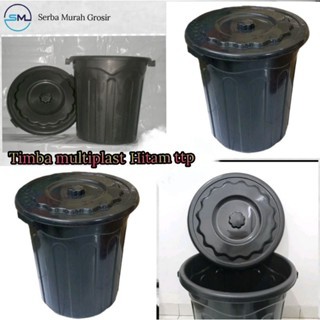 timba air/tempat penyimpanan air/tong air/timba besar multi/timba mutiplast hitam