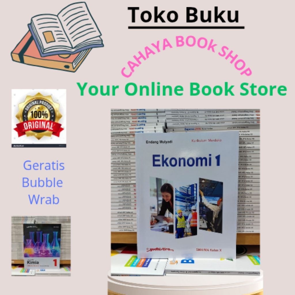 Buku Ekonomi Kelas 10,11,12 SMA Revisi Kurikulum Merdeka Yudhistira
