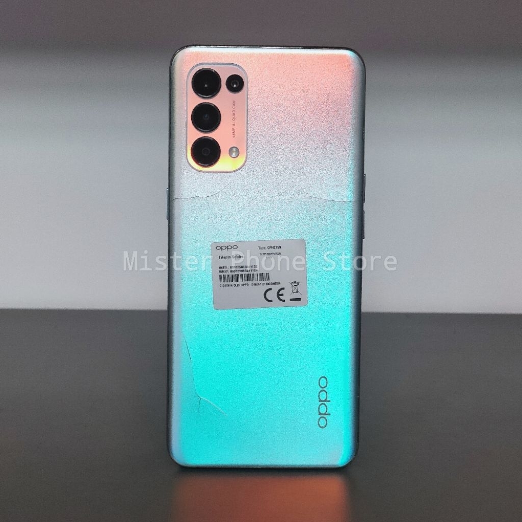 Oppo Reno 5 8/128 GB Ex Resmi Indonesia Original Second Bekas - Check Deskripsi