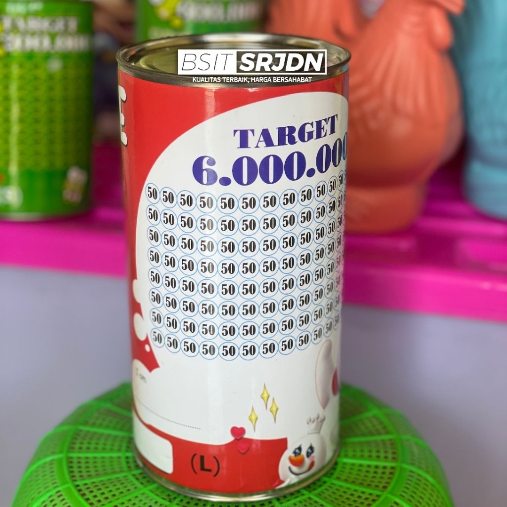 celengan target/celengan kaleng target/tabungan target