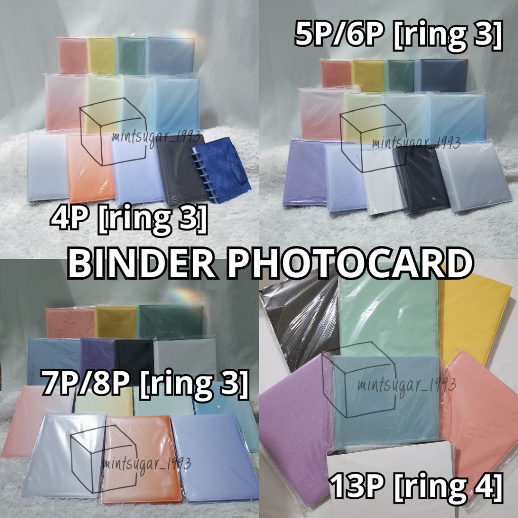 [ READY STOCK ] CHASING STARS BINDER PHOTOCARD KPOP ( OT4 OT5 0T6 OT7 OT8 OT13 / 2P 3P 4P 5P 6P 7P 8