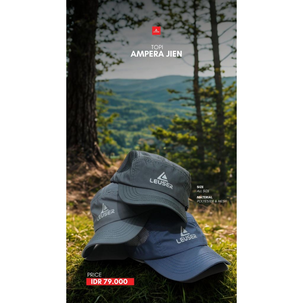 TOPI / TOPI OUTDOOR/ TOPI AMPER JIEN LEUSER