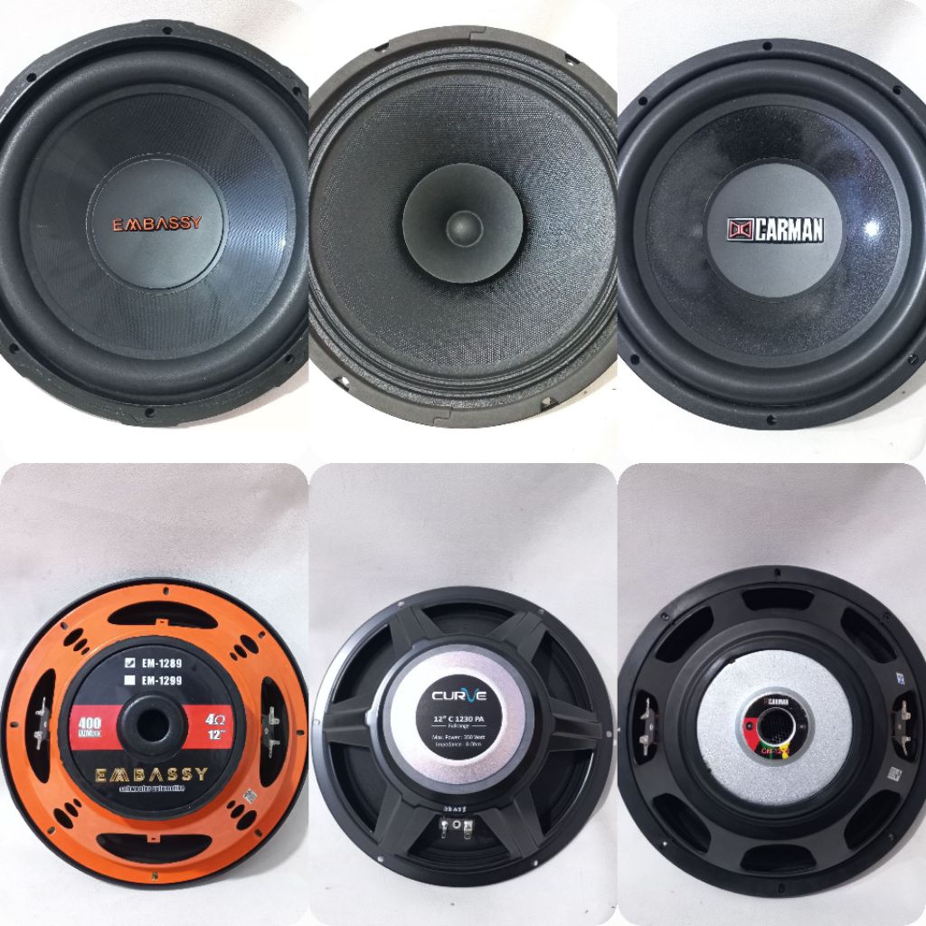[VARIASI] Speaker 12 inch ADX Fabulous Carman Original Subwoofer Double Coil Curve Elsound Fullrange