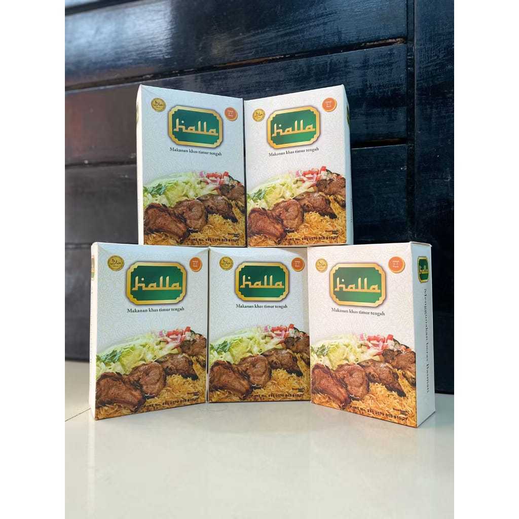 

Bumbu (Nasi Kabsah) halla paket berasmati+bumbu complit