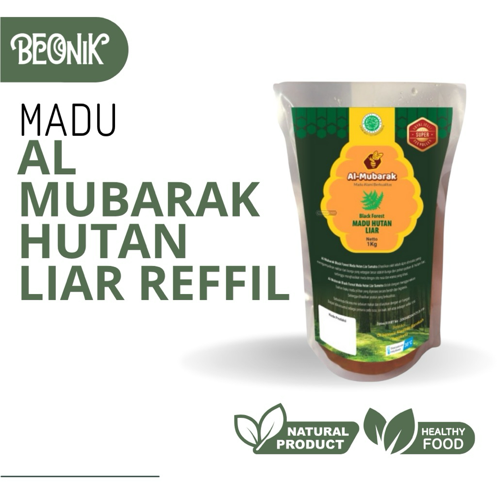 

Madu Al Mubarak Hutan Liar Super Kental Reffil 1 KG
