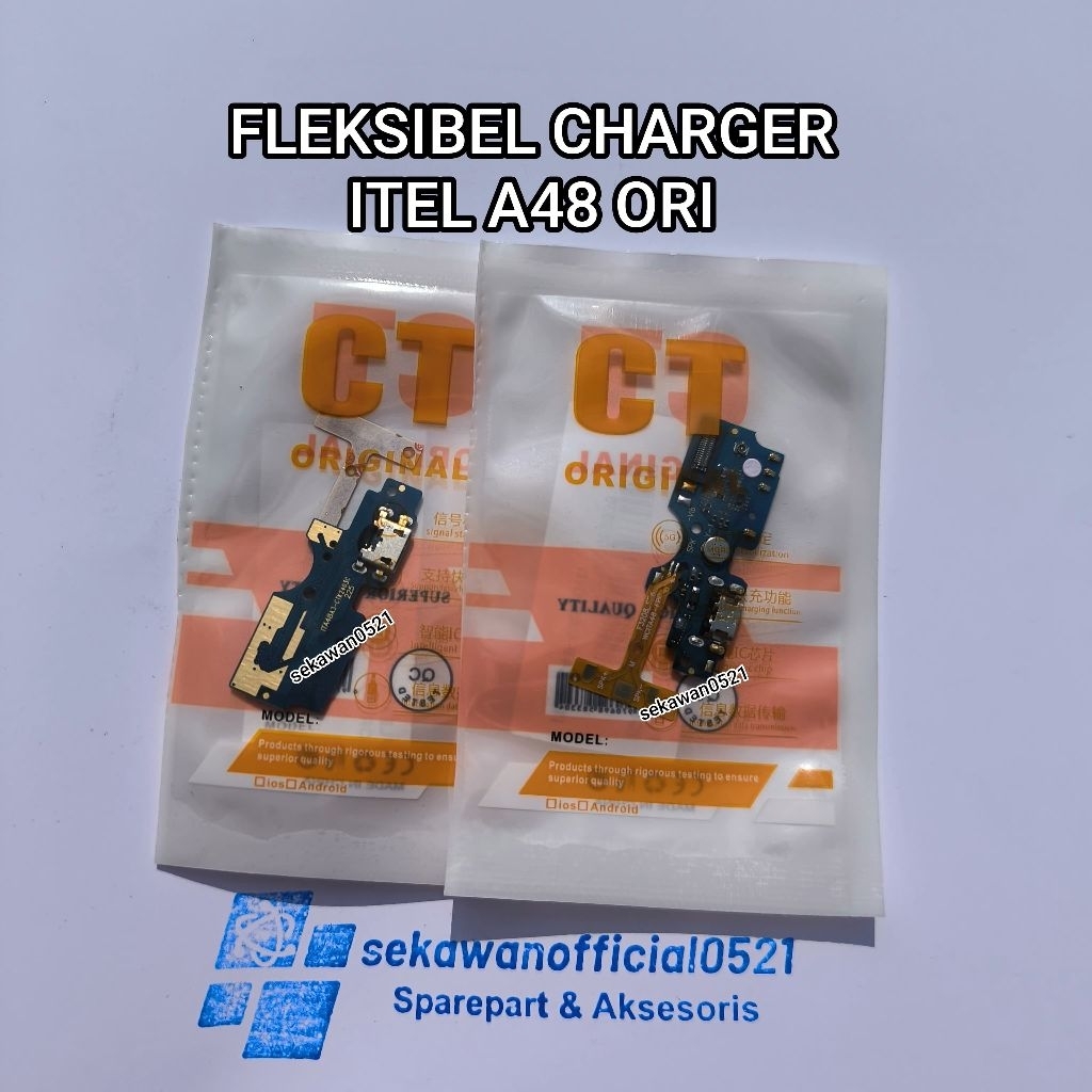 PAPAN CHARGER + IC INFINIX ITEL A48 / CONEKTOR ORI IC / Flexi Flexibel Flexible Fleksibel Ui Board K
