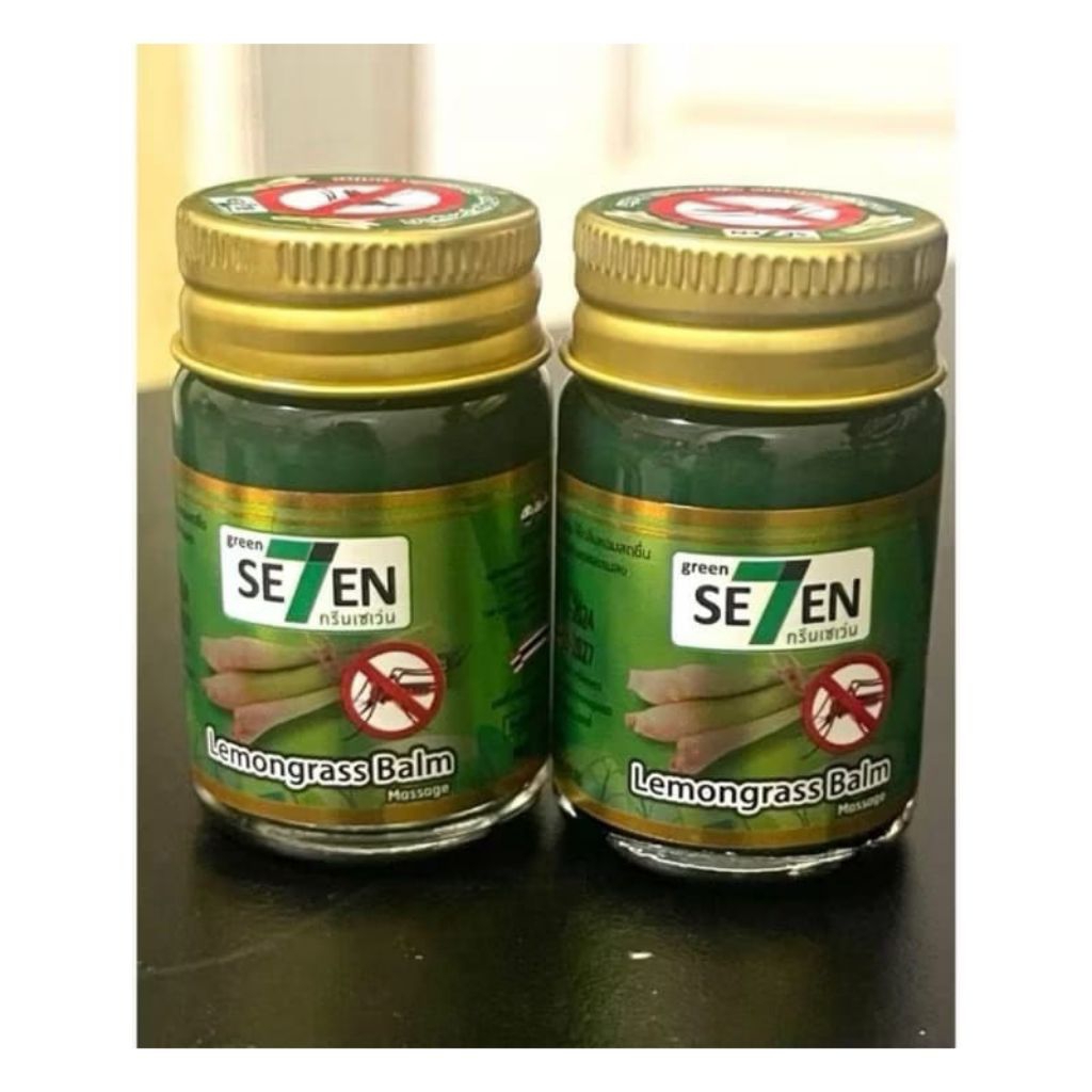 GREEN SEVEN LEMONGRASS BALM MASSAGE Green Se7en Lemongrass Balsem Nyamuk Balsem anti nyamuk Balsem s