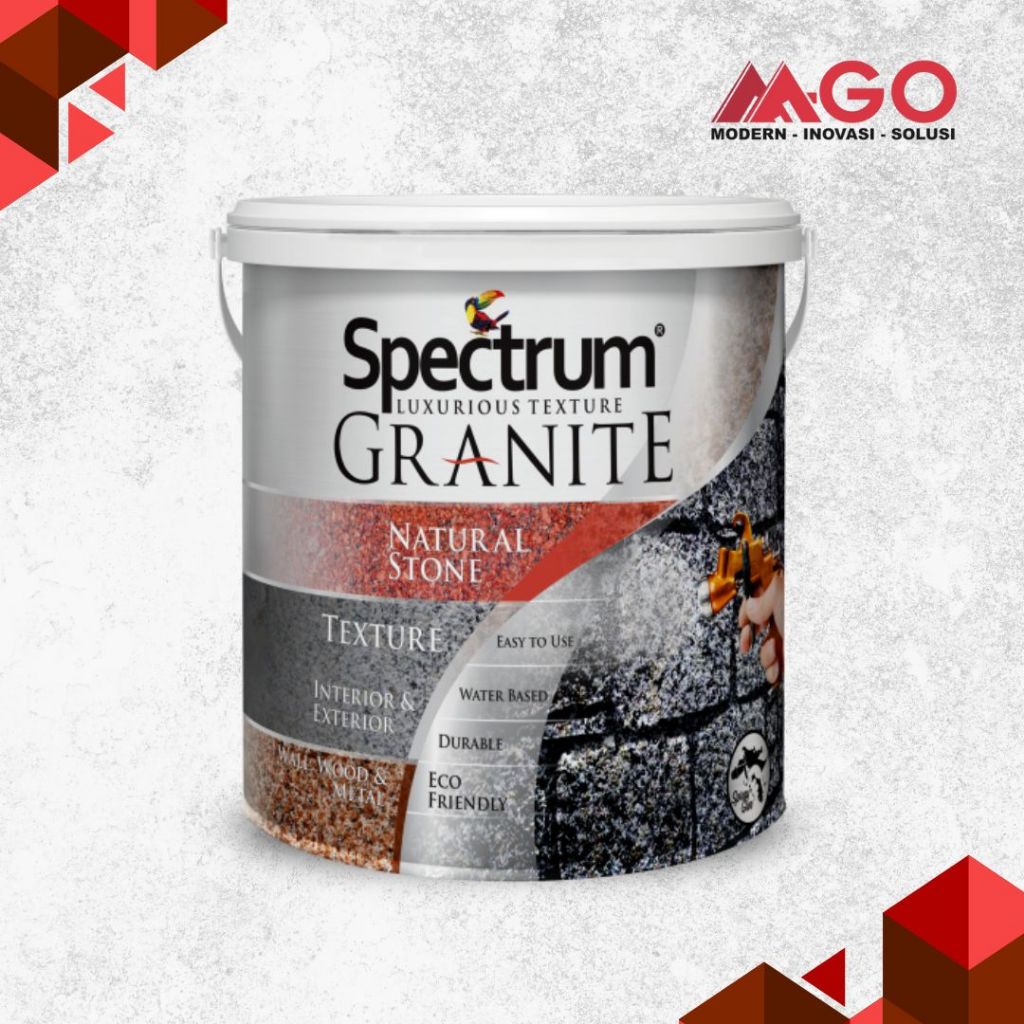 Spectrum Cat Motif Granit 4KG – Cat Tekstur Dinding Elegan / Finishing Batu Alam