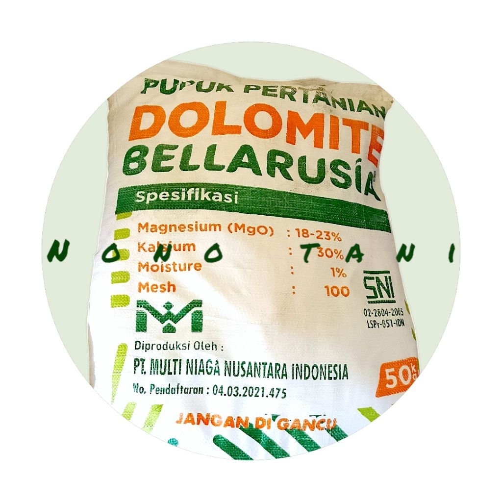 Kapur Pertanian Dolomite Bellarusia - 50 kg