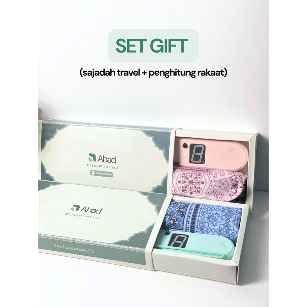 

Hadiah spesial penghitung rakaat dan penunjuk kiblat digital + sajadah