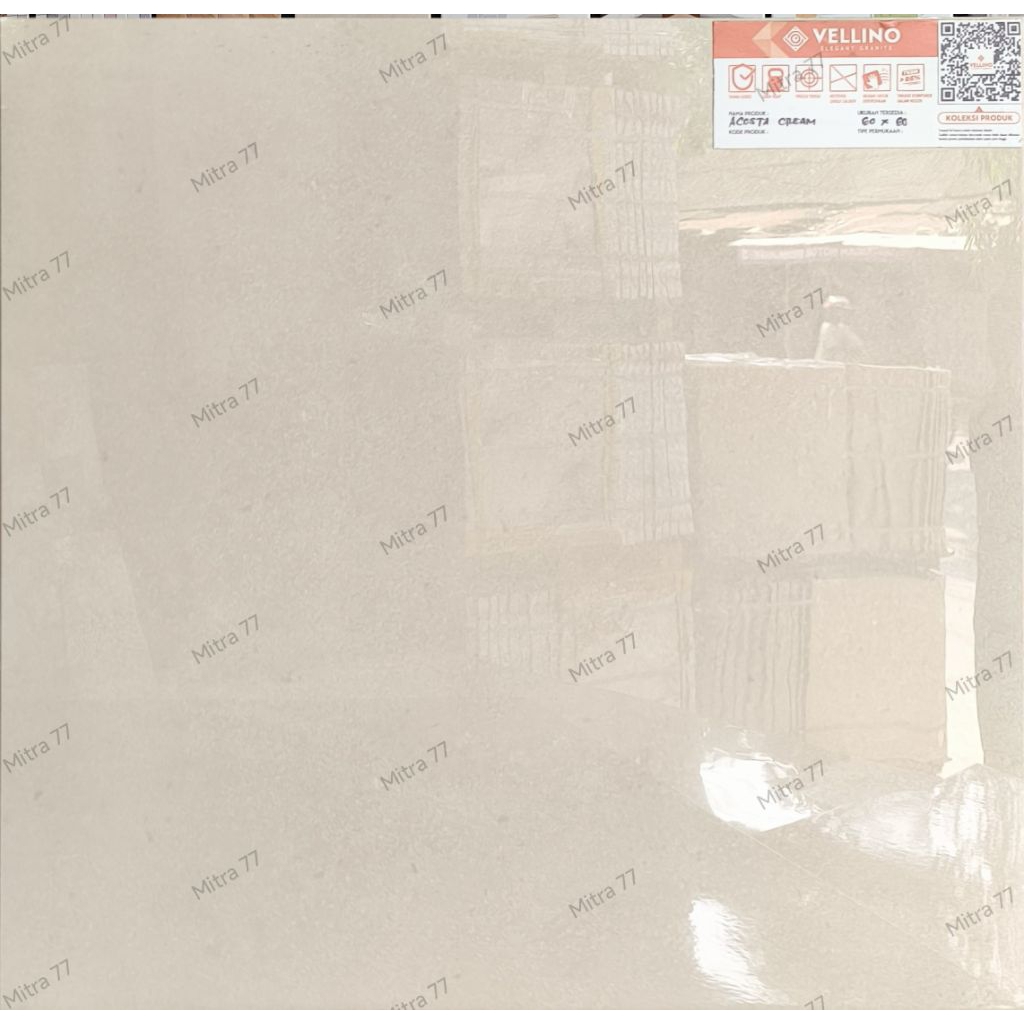 granite cream motif 60x60 Acosta cream