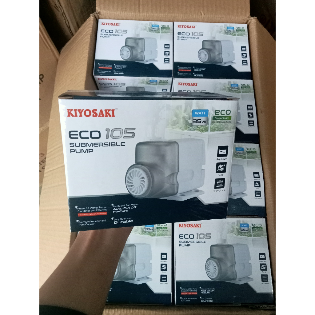 Pompa Air Aquarium Celup Low Watt – Filter & Aerator Akuarium KIYOSAKI ECO-105