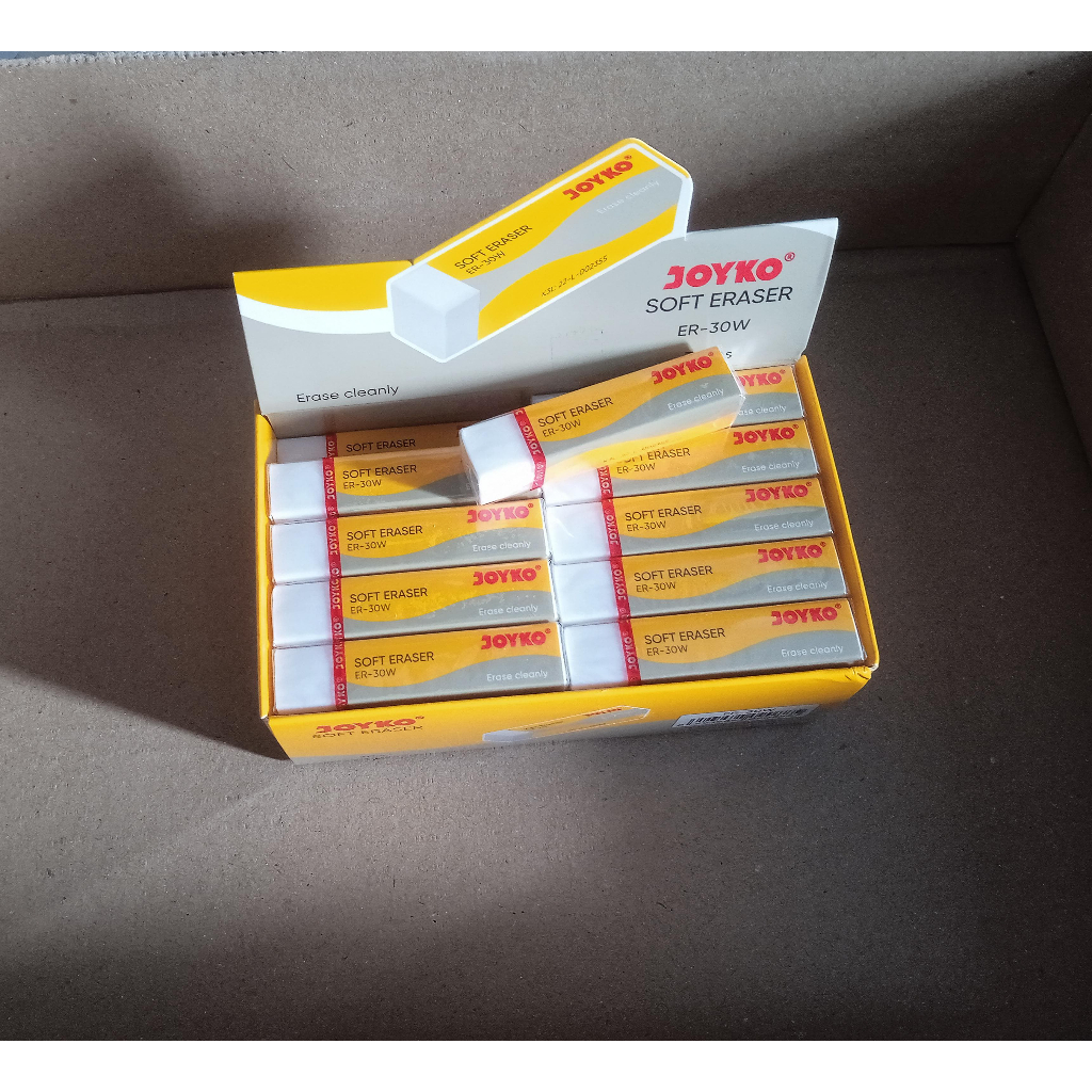 

BISA INSTANT / COD (HARGA 1 PCS) Penghapus Joyko Soft Eraser ER-30W/B30 Termurah Gratis Ongkir di Shopee