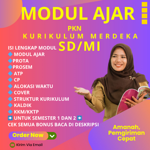 

MODUL AJAR PKN SD/MI KURIKULUM MERDEKALENGKAP SEMESTER 1 DAN 2