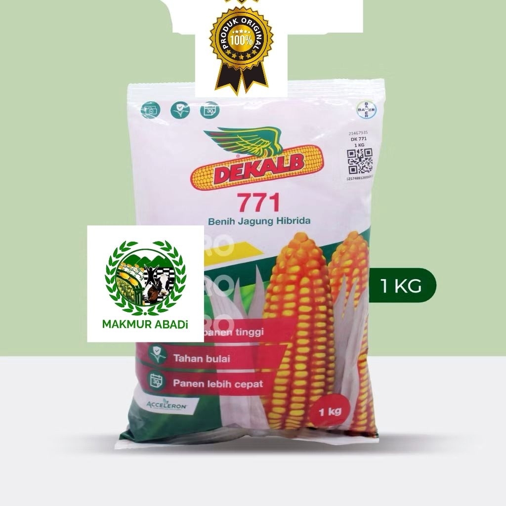 Benih jagung hibrida Dk 771 kemasan 1kg