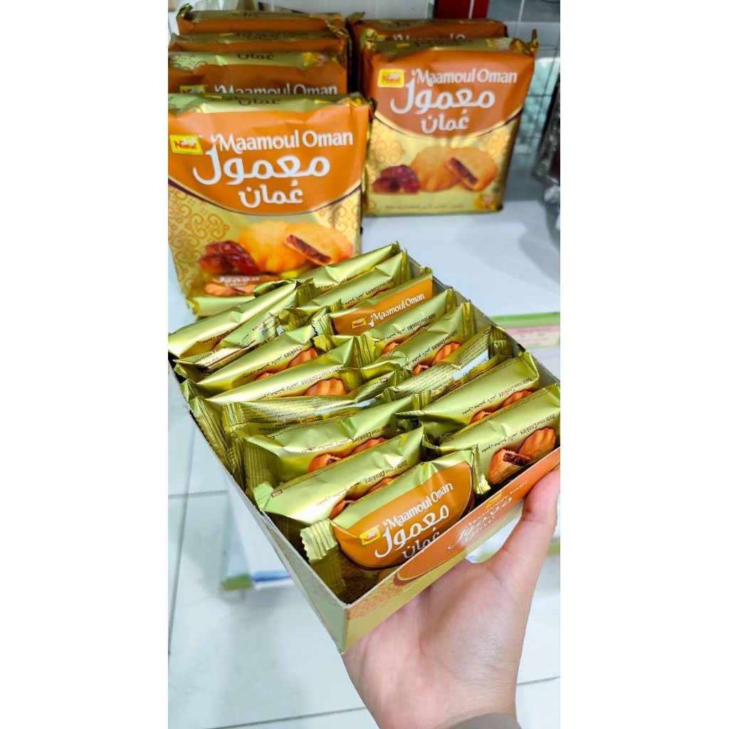 

1 box Kue Biskuit Kurma - Biskuit Maamoul Oman - Cemilan Enak - Cookies kurma