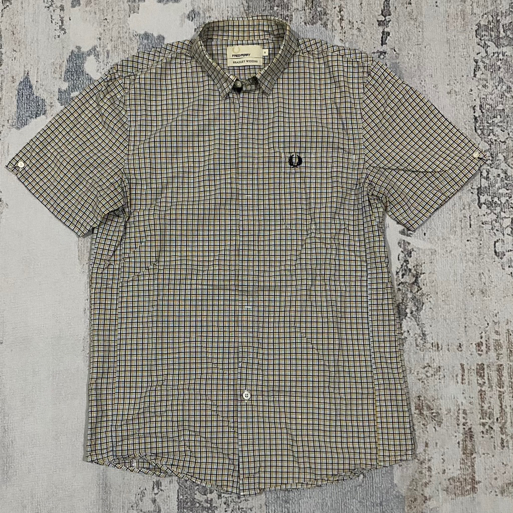 Kemeja Lengan Pendek Fred Perry