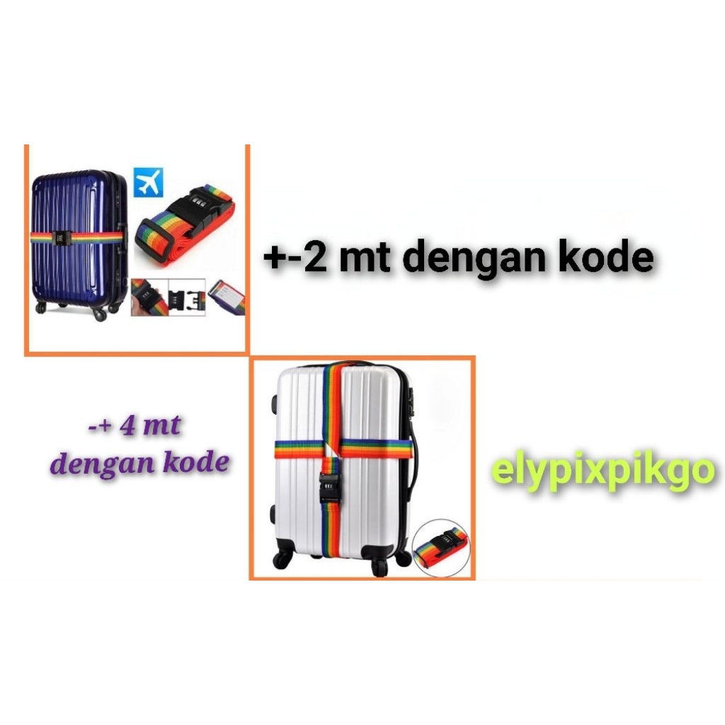 tali koper/ sabuk koper kunci angka / belt koper / tali pengikat koper
