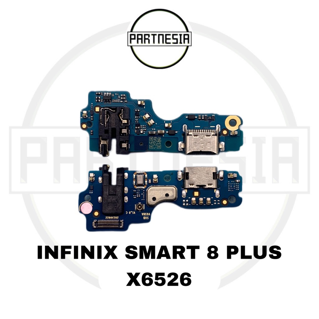 KONEKTOR CHARGER PAPAN MIC PLUG IN SUB BOARD INFINIX SMART 8 PLUS X6526 ORIGINAL