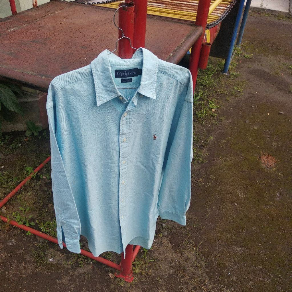 Kemeja pria Lengan panjang Boardir Ralph lauren Second Brand Original