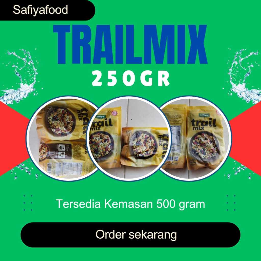 

Safiya Trail Mix Original 250 Gram Dried Fruit Seed Nut Roasted Premium