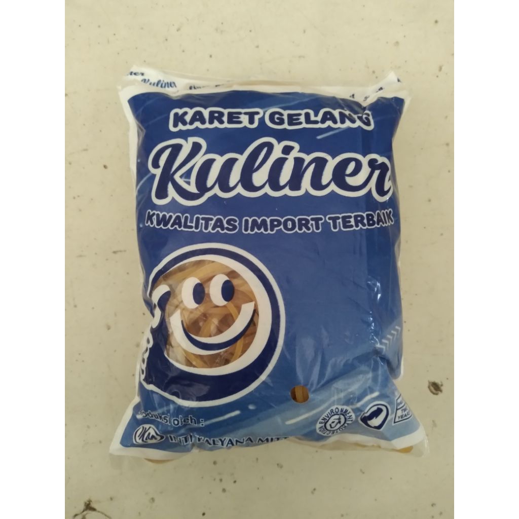 

Karet gelang kuning lingkar kecil 100gr