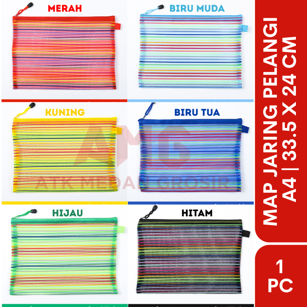 

MAP JARING PELANGI A4 BISA PILIH WARNA