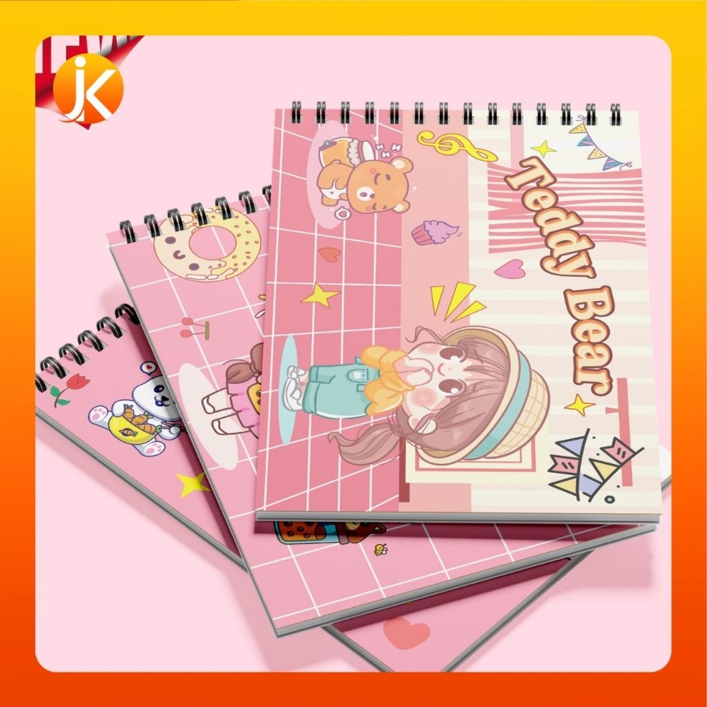 

Sketchbook A4 Buku Gambar Lucu 30 Lembar Spiral Tebal