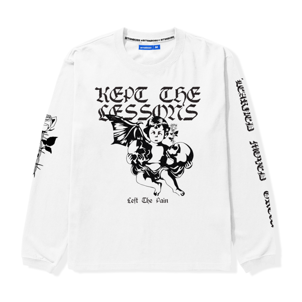 Bitsnbobs Long Sleeve White - Lessons