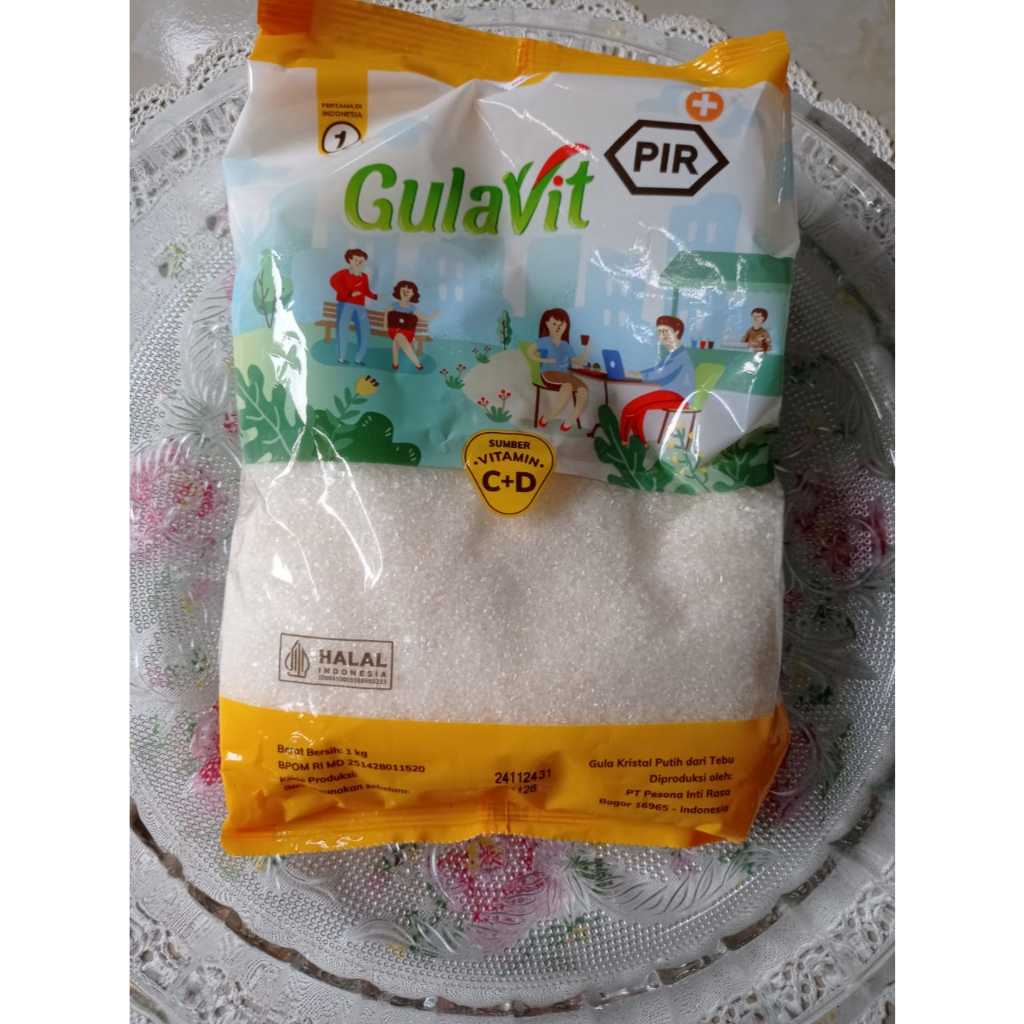 

GULAVIT PUTIH 1 KG. SUMBER VITAMIN C + D