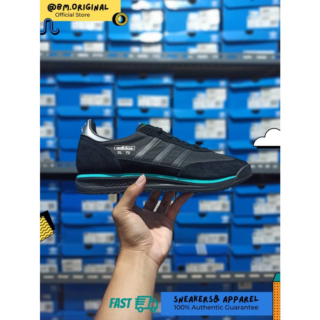 Adidas SL 72 Mercedes Core Black Core Black Silver Metallic JQ1782