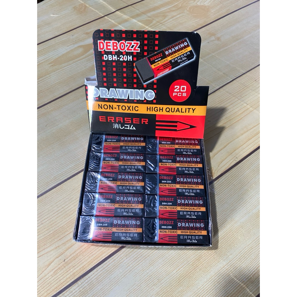 

GROSIR ERASER / PENGHAPUS DEBOZZ BESAR HITAM / PUTIH