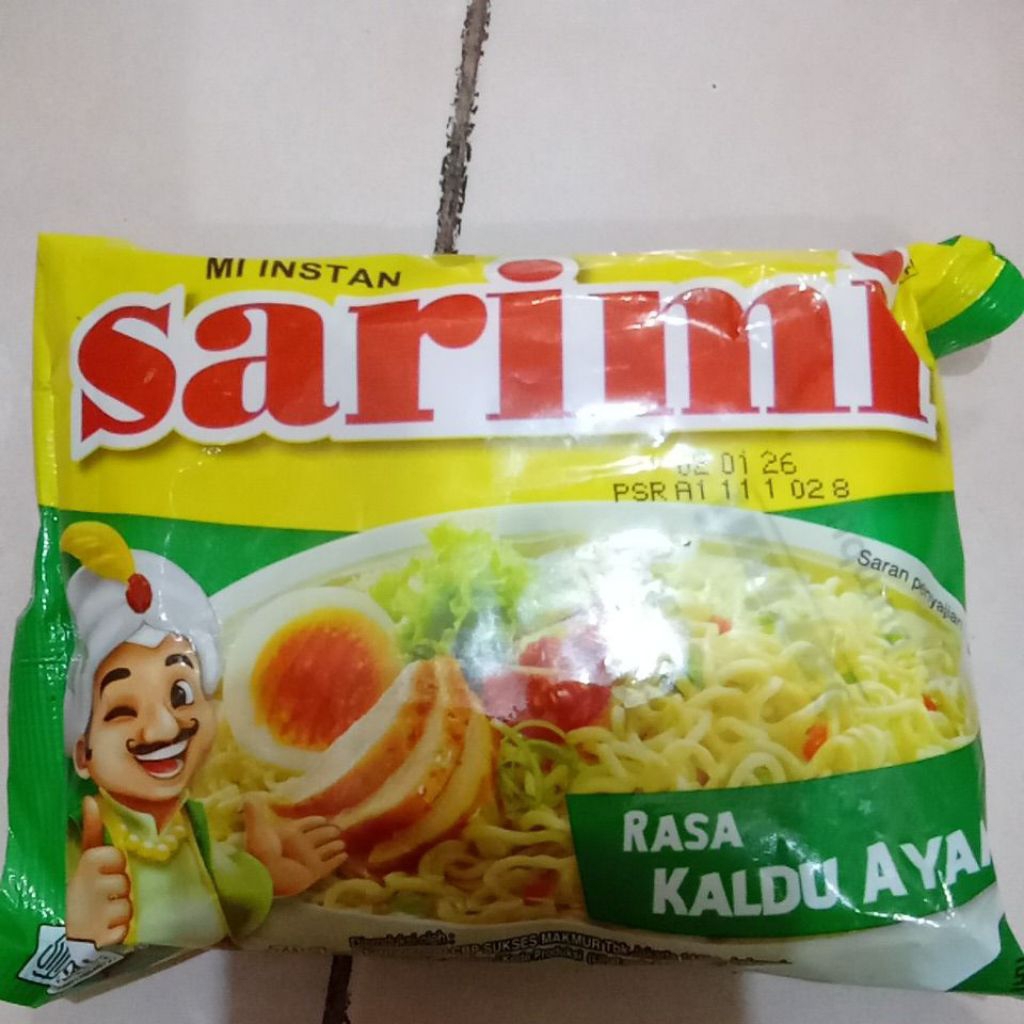 

Mi Instan Sarimi Mi Kuah Rasa Kaldu Ayam 70gr