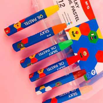 

Krayon M&G Oil Pastel Silky Set 12 Colors Crayon AGM900J8