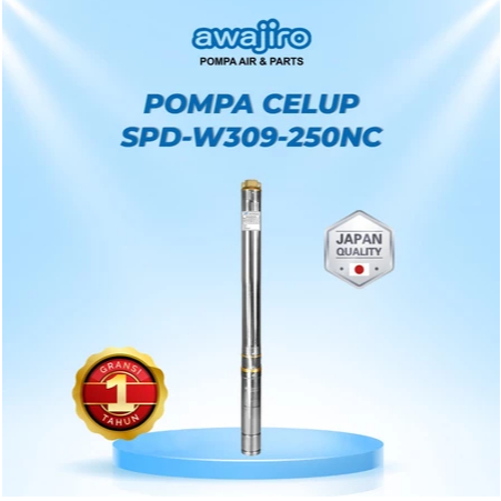 Awajiro SPD-W309-250NC Pompa Air Satelit 3 inch 250 Watt Pompa Air Submersible - Pompa Celup