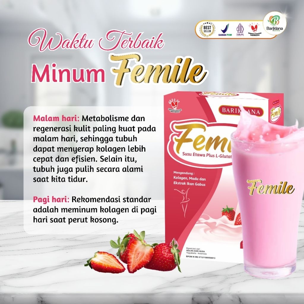 

Femile - Susu Kambing Etawa Plus Kolagen